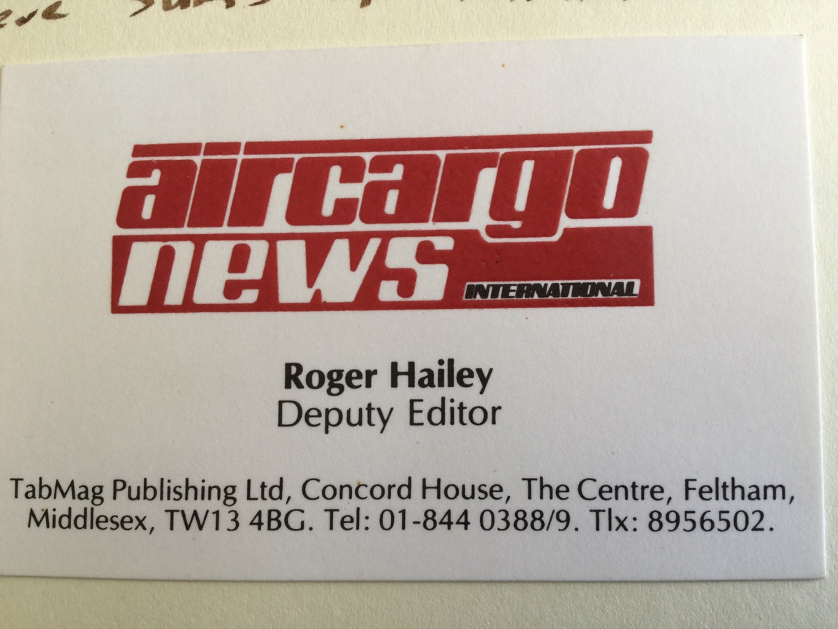 Air Cargo News 1984-1987