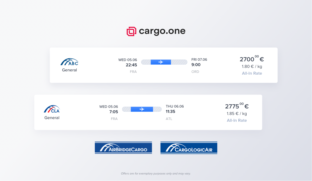 AirBridge And CLA join booking platform cargo.one