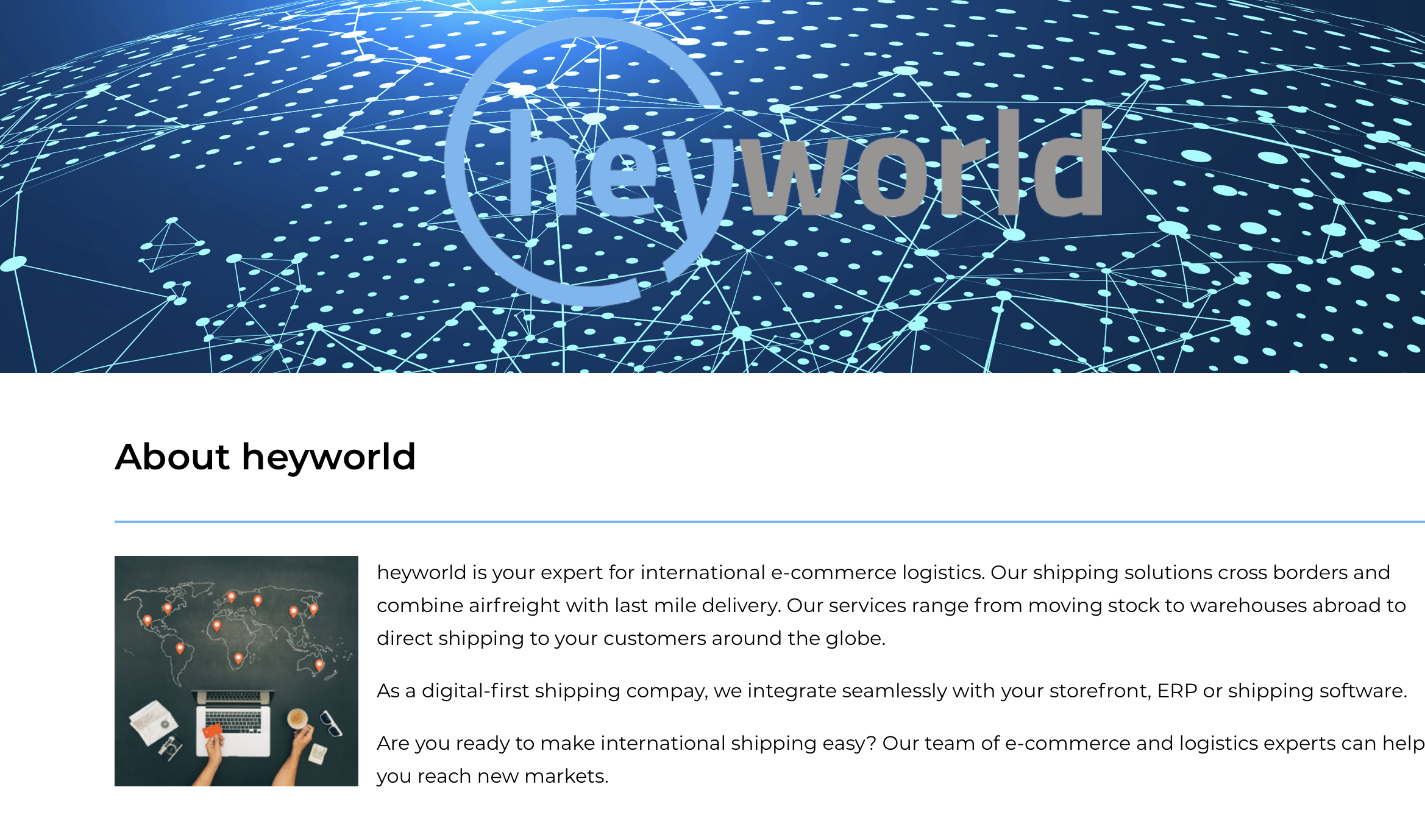 heyworld ready for e-commerce challenge