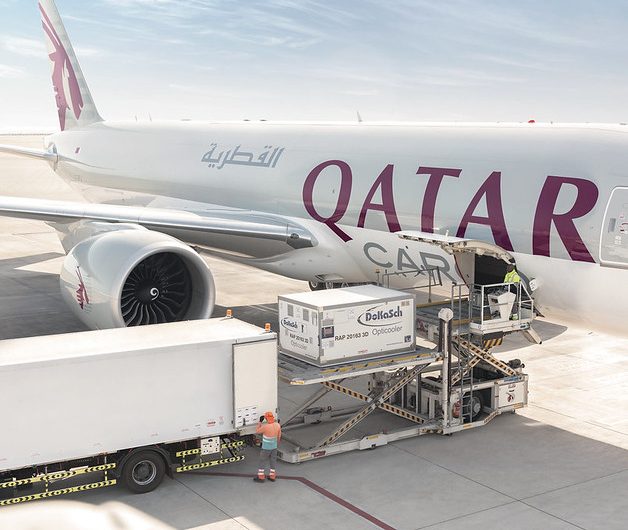 Qatar Airways Cargo airbridge between China and France