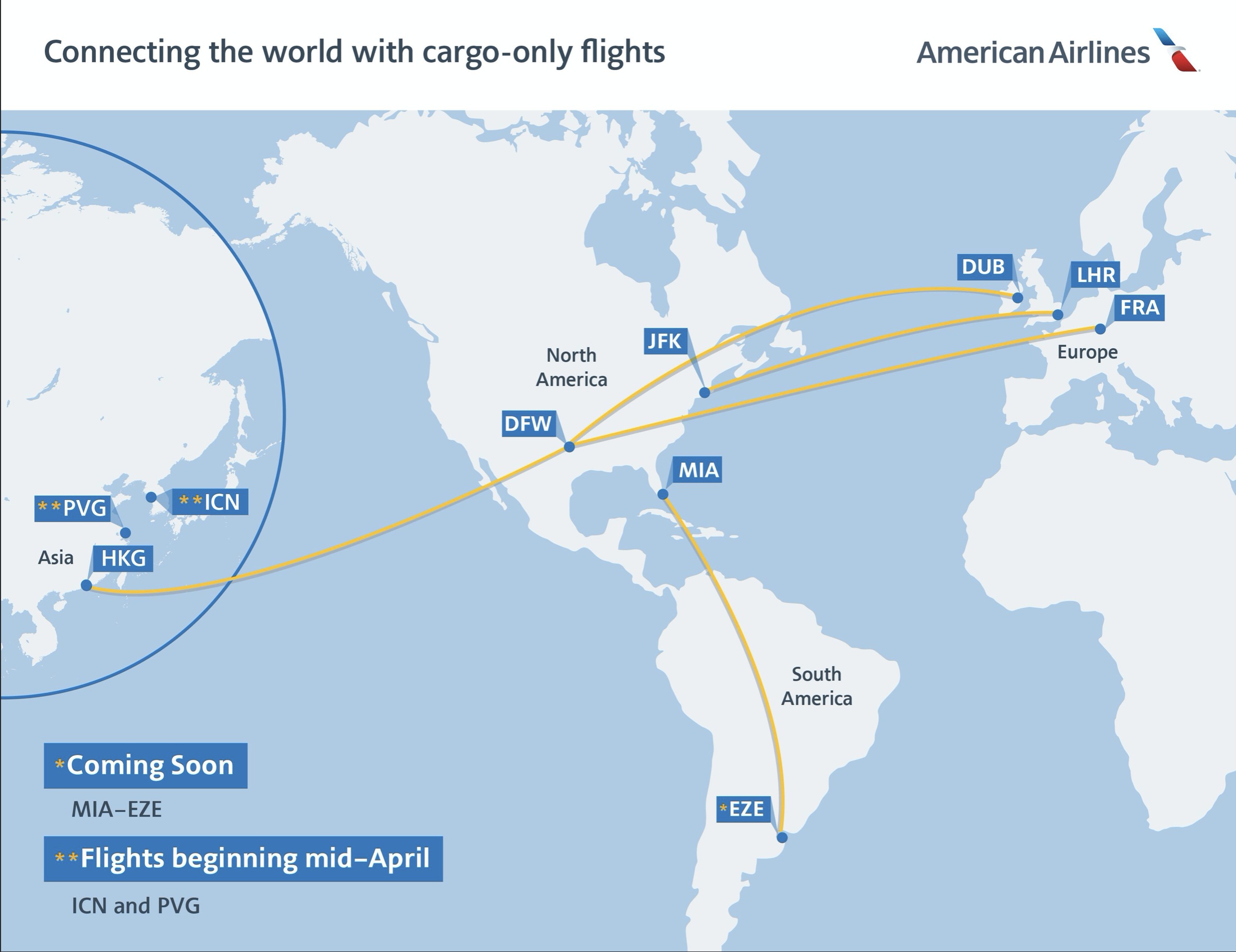 American Airlines adds more cargo-only flights