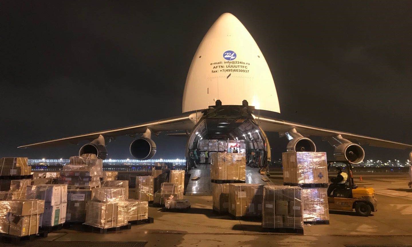 City Union Logistics charters An124 for medical supplies to Moldova