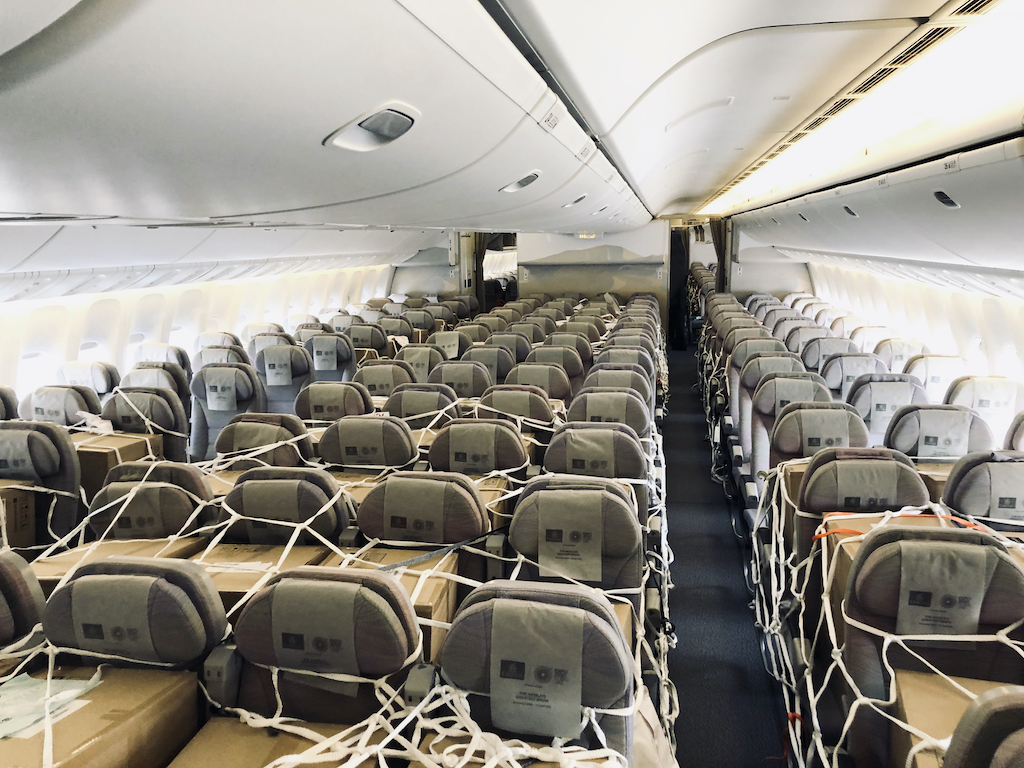 Emirates’ cabin class act for filling B777 pax aircraft adds 24 tonnes