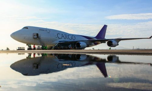 Florianópolis airport says hello to a B747-400F