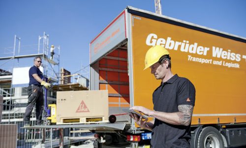 Gebrüder Weiss and Sika: Building success through real-time planning