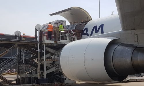 Grounded LATAM Argentina maintains international cargo links