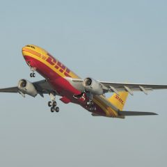 DHL eco-friendly test flight to save fuel and cut carbon emissions