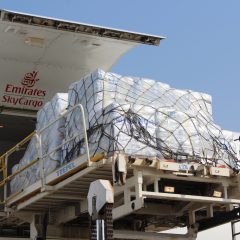 Emirates relief aid freighter to Burkina Faso