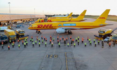 DHL thank-you to frontline workers