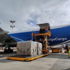 AirBridge and Atran freighters deliver medical supplies