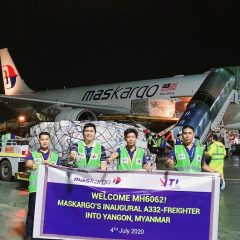 Yangon salutes MASKargo’s inaugural A330 freighter