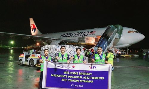 Yangon salutes MASKargo’s inaugural A330 freighter