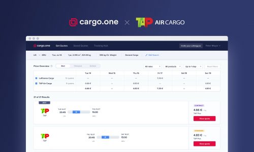 One TAP access to cargo e-booking with cargo.one