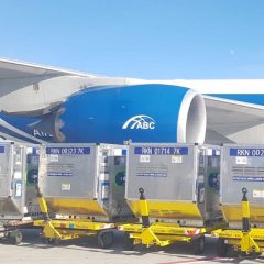 Airbridge’s record pharma container load on B747-8F