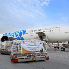 Emirates airbridge between Dubai and Lebanon