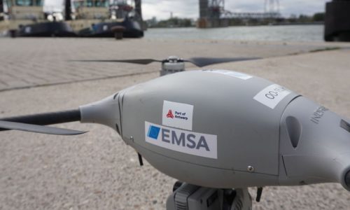 Video: Drones to help with Antwerp port area controls