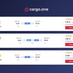 Condor, TUI and Sunclass launch on e-booking platform cargo.one