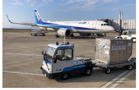 ANA and Toyota test automated baggage loading at Saga Airport