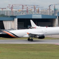 ST Engineering, Airbus and EFW redeliver A321 converted freighter to BBAM