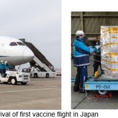 DHL Global Forwarding and ANA deliver Pfizer vaccine to Japan