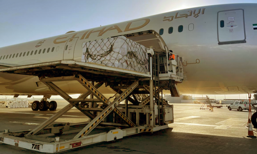 Etihad Cargo and EFL deliver vaccines to Egypt