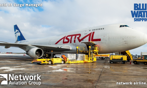 Network Airline Management has transported more than 94 tons of relief cargo