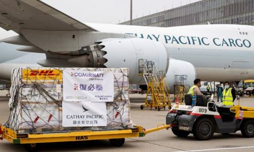 Cathay Pacific delivers Fosun Pharma/BioNTech vaccines to Hong Kong and beyond