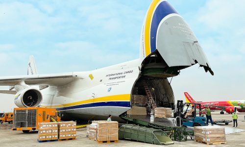 Antonov Airlines delivers automotive parts from Asia to the US under open skies agreement