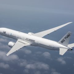 IAI’s Big Twin B777-300ERSF prototype makes historic flyover