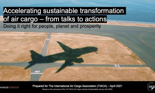 TIACA study on sustainable transformation of air cargo