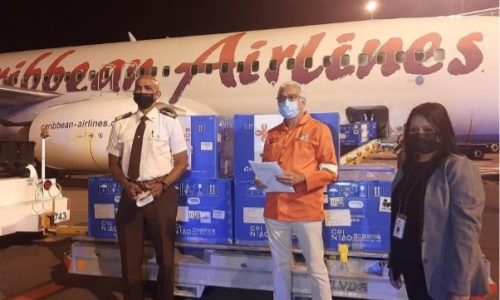 Caribbean Airlines delivers 100,000 doses of Sinopharm vaccines to Trinidad and Tobago