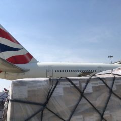British Airways airlifts 27 tonnes of urgent medical aid for india