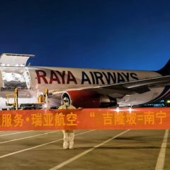 Raya Airways now operating B767 freighters into Nanning, China