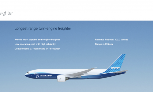 Maersk orders two B777Fs, will lease three B767Fs and buys Senator International