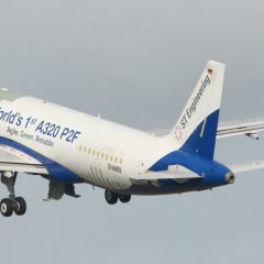 World’s first A320P2F makes its maiden flight