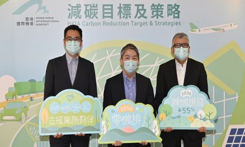 Hong Kong airport target and strategy for net zero carbon by 2050