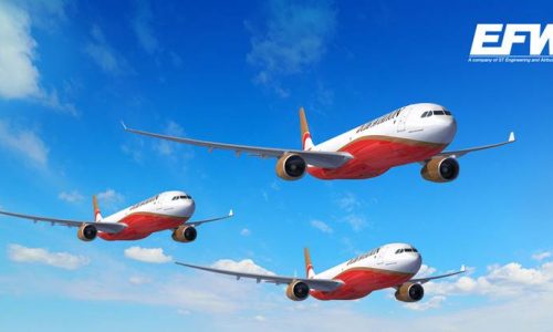 CDB Aviation orders twelve more A330P2Fs from EFW