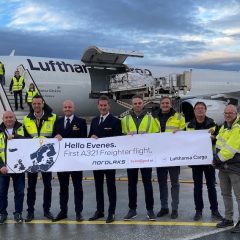 Lufthansa Cargo’s A321 freighter connects Evenes in Norway