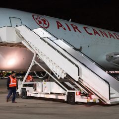 Air Canada Cargo’s first flight to Liege touches down