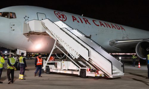 Air Canada Cargo’s first flight to Liege touches down